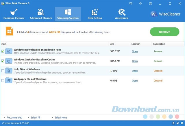 Dọn dẹp ổ đĩa, file rác và chống phân mảnh ổ cứng