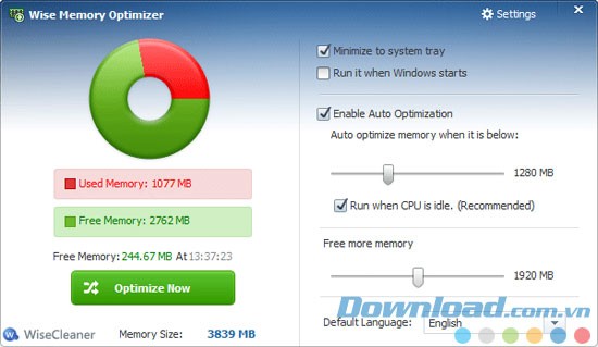 Wise Memory Optimizer