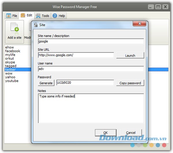Wise Password Manager Free