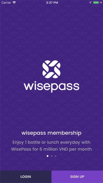 Với 6 triệu đồng, thành viên WisePass có thể thưởng thức bữa trưa hoặc 1 chai rượu mỗi ngày