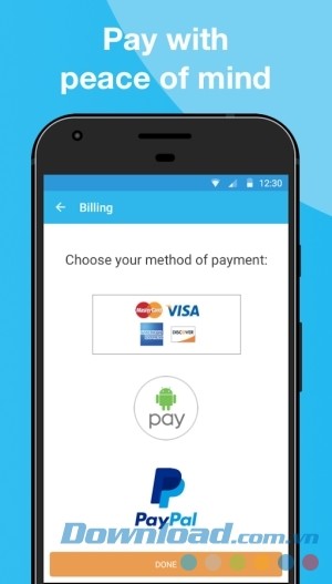 Thanh toán dễ dàng trên Wish - Không Thanh Toán Quá Giá cho Android