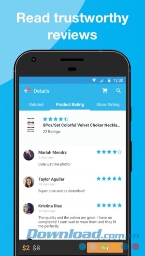 Wish - Don't OverPay cho Android xem đánh giá uy tín về sản phẩm