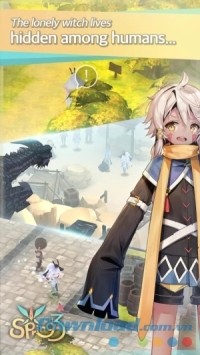 Đồ họa tuyệt đẹp của WitchSpring3 cho Android