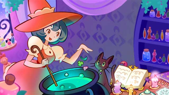 Witchy Business là game quản lý cửa hàng phù thủy dễ thương