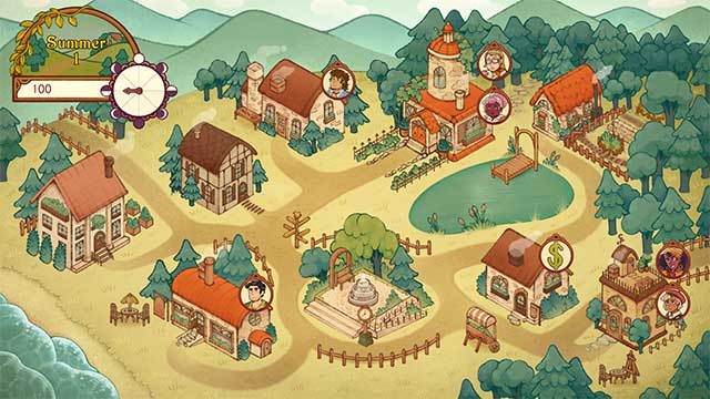 Tham quan các địa điểm khác nhau trong nhà để giúp đỡ dân làng