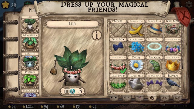 Mặc trang phục, tạo diện mạo cho các người bạn phép thuật của bạn