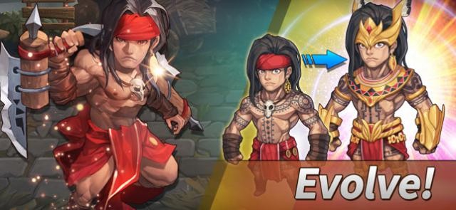 Tiến hóa, phát triển họ thành các anh hùng mạnh mẽ