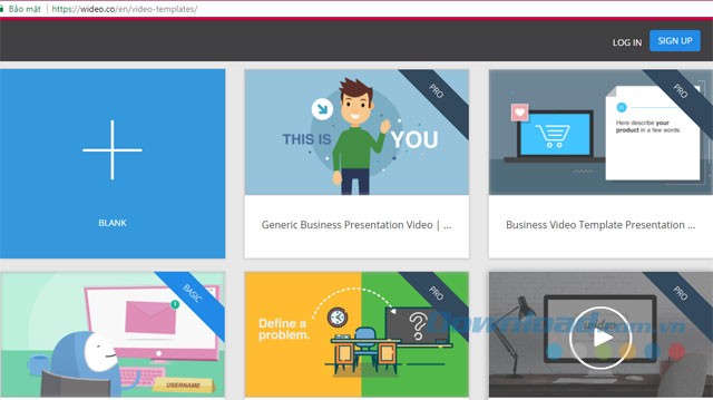 Tạo video quảng cáo từ template