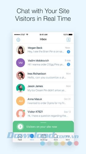 Trò chuyện với khách hàng