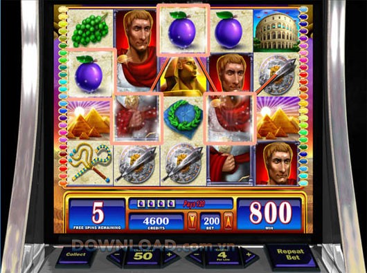 WMS Rome & Egypt Slot Machine