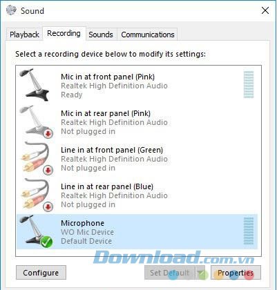 Biến điện thoại thành microphone mặc định với WO Mic Client
