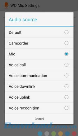 Những tính năng của WO Mic