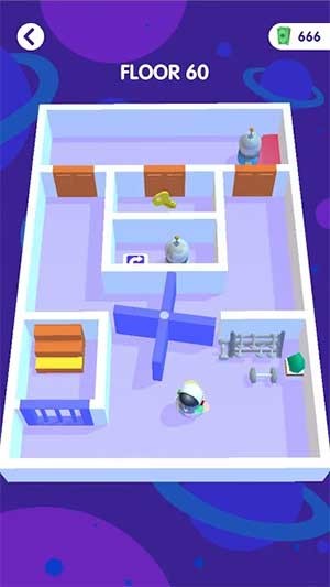 Mỗi tầng đều có những cạm bẫy độc đáo