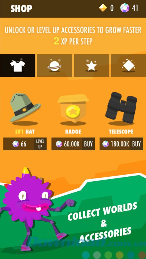 Mở khóa các đồ vật thú vị