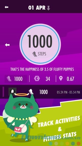 Đếm số bước chân