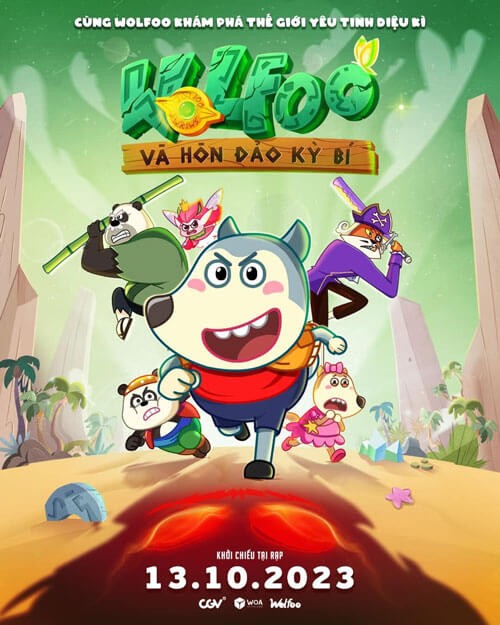 Poster phim Wolfoo Và Hòn Đảo Kỳ Bí