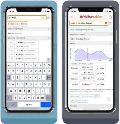 WolframAlpha bao gồm rất nhiều lĩnh vực khác nhau