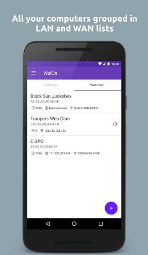 Tất cả máy tính được phân theo kết nối qua mạng LAN hay WAN