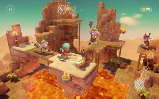 Phiêu lưu qua nhiều thử thách khác nhau