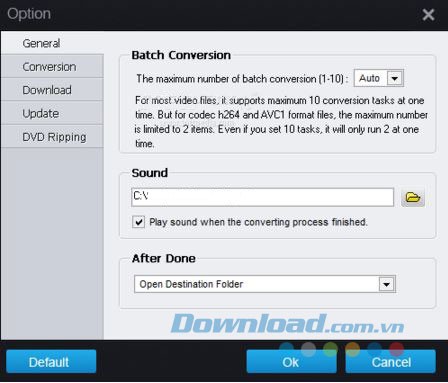 Chuyển đổi video hàng loạt