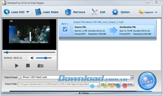 WonderFox DVD to iPad Ripper