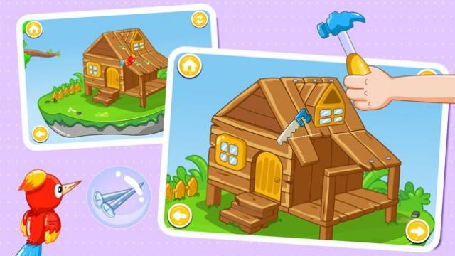 Bé làm kiến trúc sư xây các ngôi nhà tuyệt đẹp