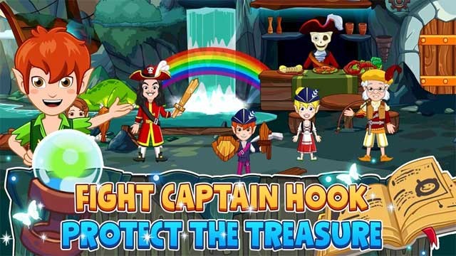 Chiến đấu chống lại thuyền trưởng Hook và bảo vệ kho báu quý giá