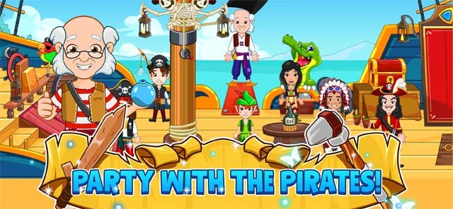 Tổ chức bữa tiệc sôi động với các cướp biển