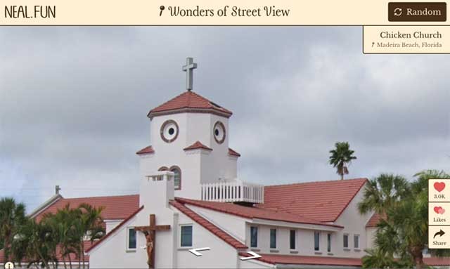 Trang web thiệu những bức ảnh độc đáo được chụp ngẫu nhiên bởi camera Street View