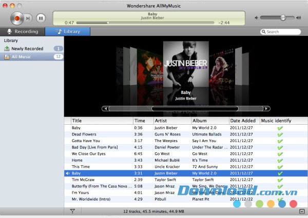 Wondershare AllMyMusic for Mac