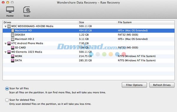 Wondershare Data Recovery for Mac!