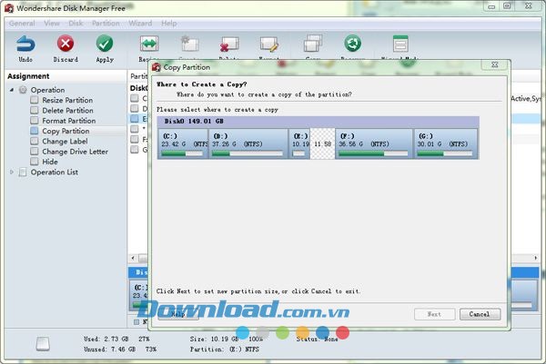 Wondershare Disk Manager Free