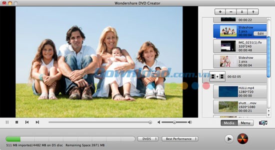 Wondershare DVD Creator for Mac