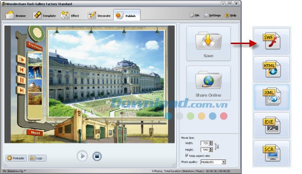 Wondershare Flash Gallery Factory Standard