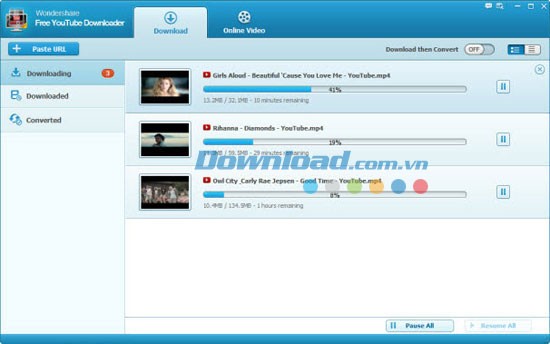 Wondershare Free YouTube Downloader