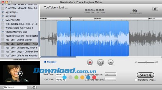 Wondershare iPhone Ringtone Maker for Mac