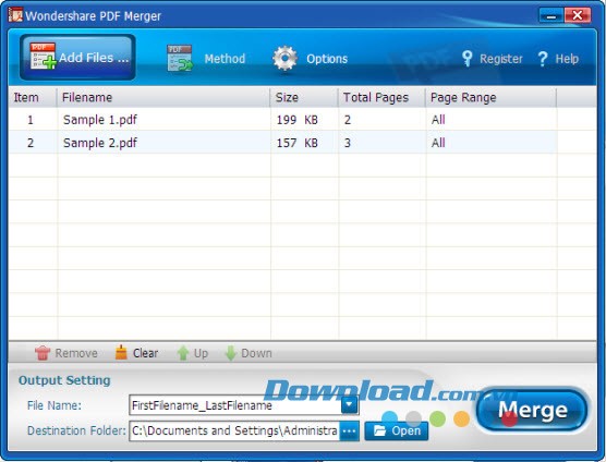Wondershare PDF Merger