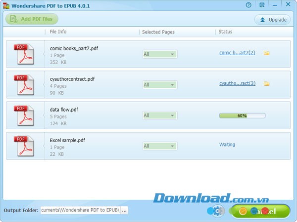 Wondershare PDF to EPUB Converter