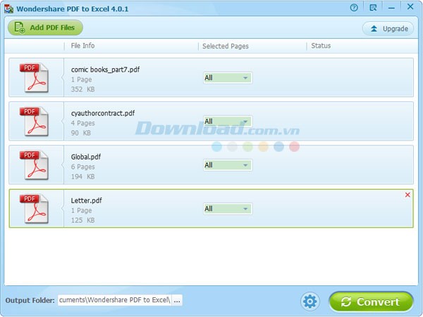 Wondershare PDF to Excel Converter