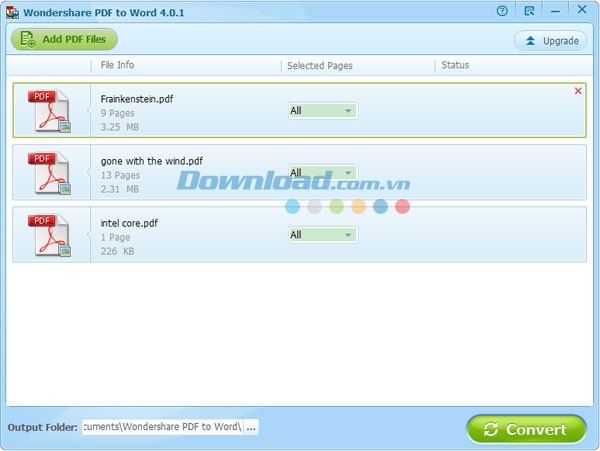 Chuyển đổi PDF sang tài liệu Word