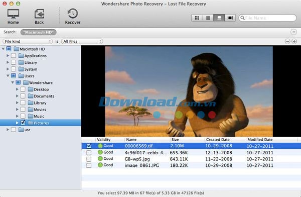 Wondershare Photo Recovery for Mac