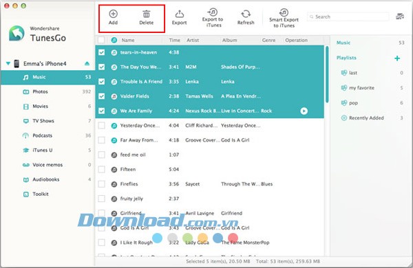 Wondershare TunesGo for Mac