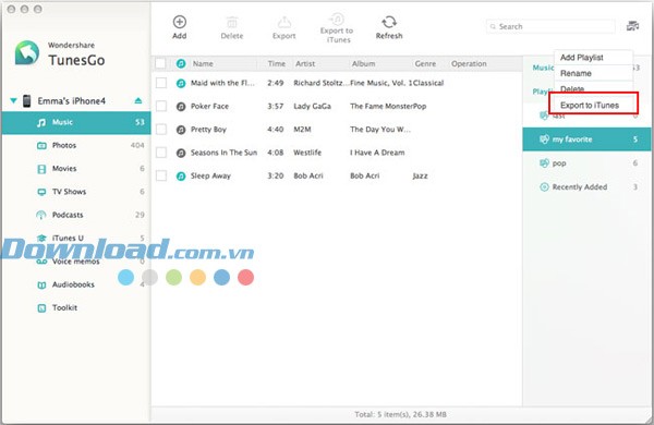 Wondershare TunesGo for Mac