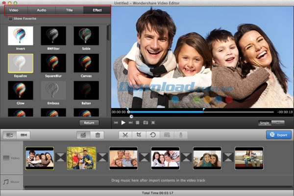 Wondershare Video Editor for Mac