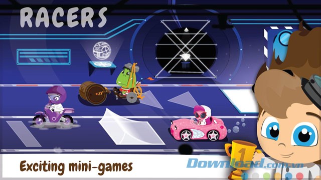 Tham gia nhiều mini game thú vị và hấp dẫn