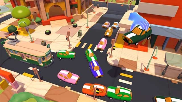 Trong game, bạn sẽ kiểm soát một bàn tay kỳ lạ, có thể bay, đi bộ và điều khiển thế giới