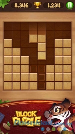 Game xếp hình Wood Block Puzzle cho Android