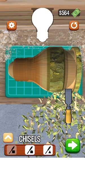 Khắc nhiều loại hình thù đặc sắc