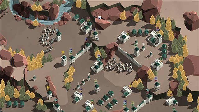 Wool at the Gates là trò chơi chiến lược phòng thủ tháp với đồ họa low-poly xinh xắn