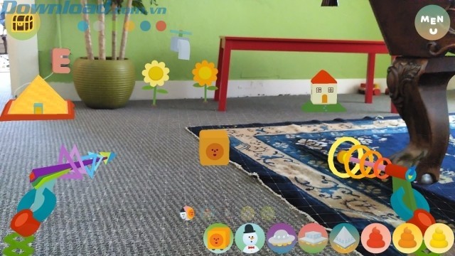 Các đối tượng hoạt hình ngội nghĩnh, đáng yêu